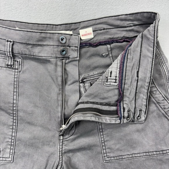 Anthropologie Pants The Wanderer Womens 32x30 Gray‎ Canvas Stretch  Workwear - Picture 9 of 12